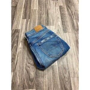 AMERICAN EAGLE Skinny Leg High Rise Blue Denim Mom Jeans Women's Size 000 R